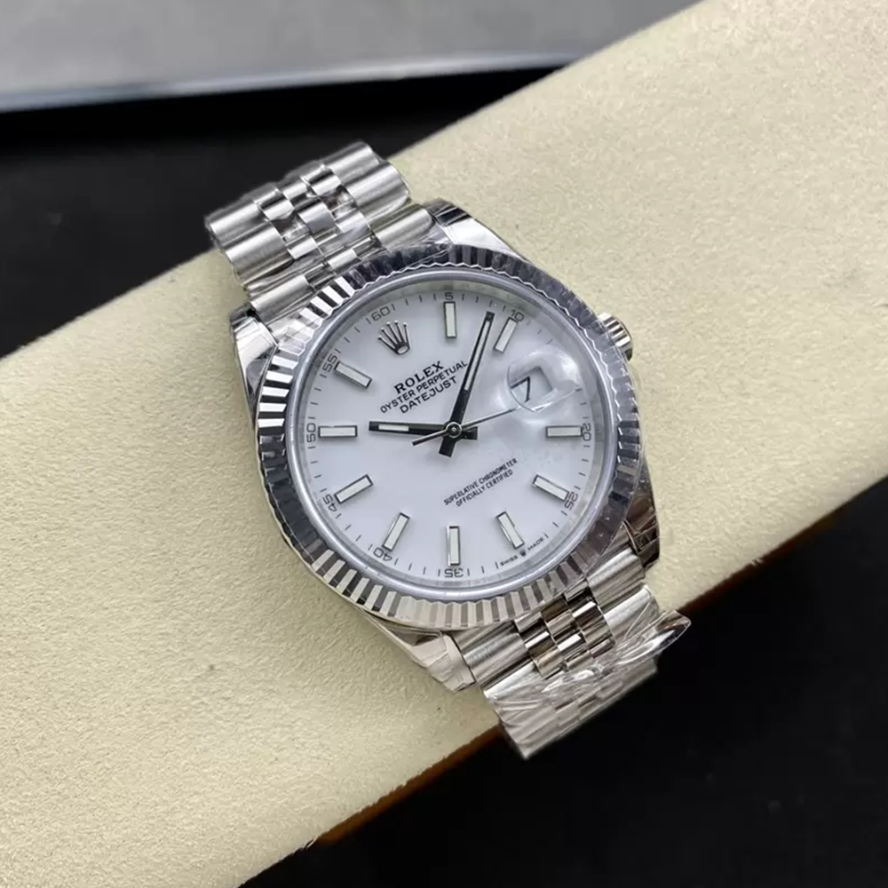 최고퀄 VS공장 롤렉스 데이저스트 화이트 다이얼 쥬빌레 스틸 41mm 126334