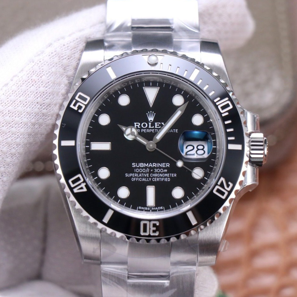 최고퀄 VS공장 롤렉스 서브마리너 데이트 블랙 다이얼 40mm 116610