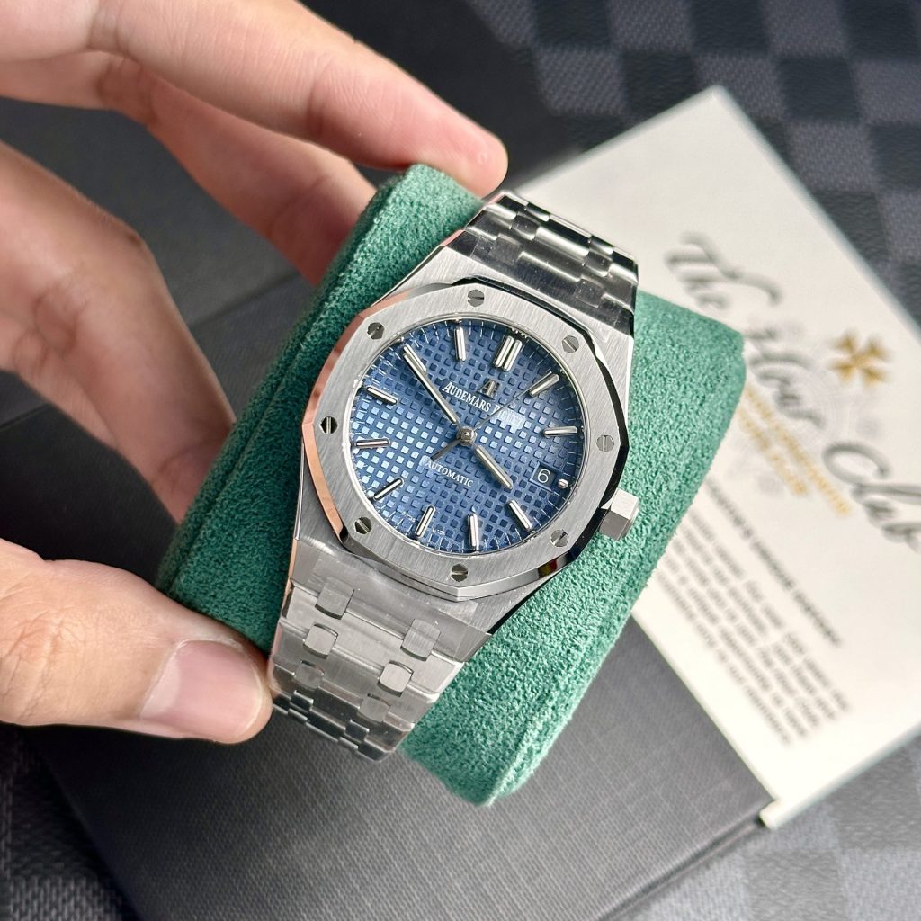 최고퀄 APS공장 오데마피게 로얄오크 블루 다이얼 스틸 37mm 15450