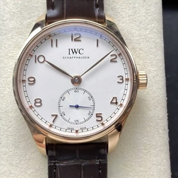 최고퀄 레플리카 IWC 포르투기저 오토매틱 화이트 다이얼 금통 40 IW358306