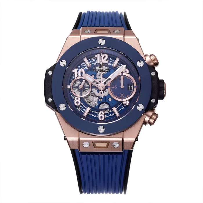 BBF공장 위블로 빅뱅 유니코 블루 세라믹 로즈골드 42mm 441.OL.5181.RX