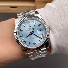 최고퀄 RC공장 롤렉스 데이데이트 플래티넘 다이얼 화이트 골드 금통 40mm 228236