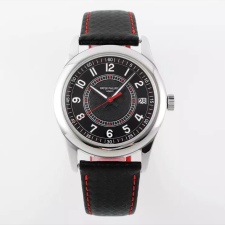 최고퀄 PP공장 파텍필립 칼라트라바 블랙 & 레드 다이얼 40mm 6007G