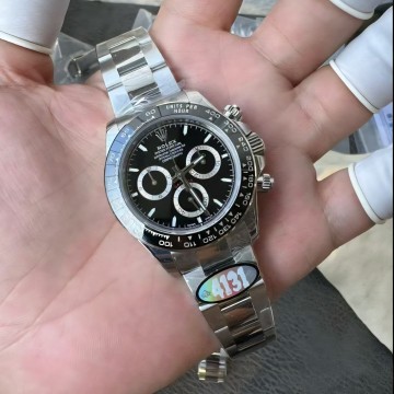 최고퀄 UFO공장 롤렉스 데이토나 세라믹 블랙 다이얼 40mm 126500