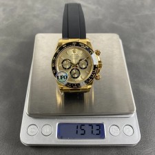 최고퀄 UFO공장 롤렉스 데이토나 티파니 다이얼 옐로우 골드 금통 40mm 126518