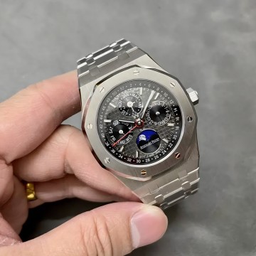 최고퀄 BBR공장 오데마피게 로얄오크 퍼페츄얼 캘린더 블랙 다이얼 41mm 26754