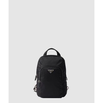 Re-Nylon 사피아노 레더 백팩 2VZ116