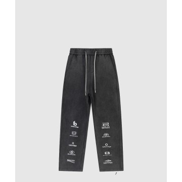 로고 트랙수트 팬츠