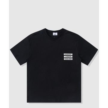 로고 코튼 티셔츠
