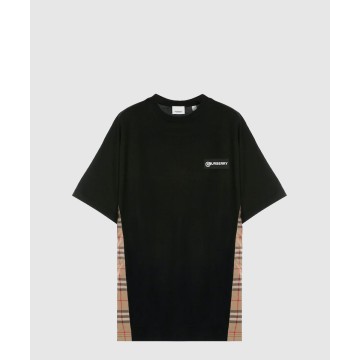 블록 면 티셔츠