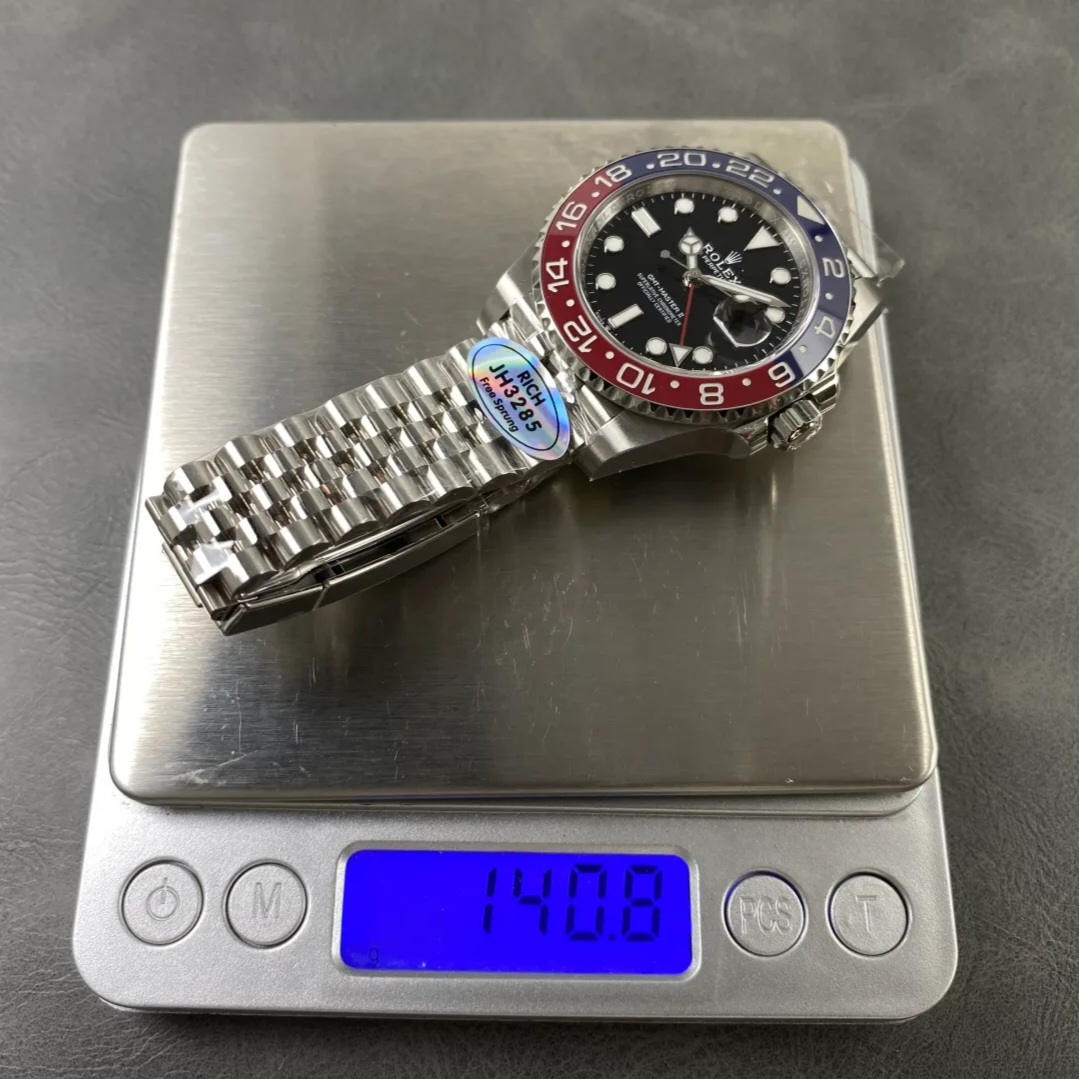 RICH 공장 롤렉스 GMT 마스터 펩시 쥬빌레 40mm 126710