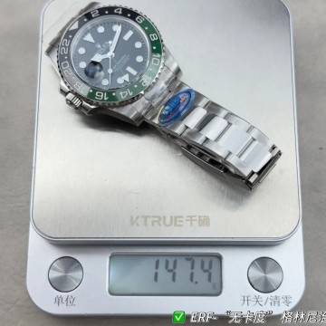 ER 공장 롤렉스 GMT 마스터 스프라이트 블랙 다이얼 오이스터 40mm 126720