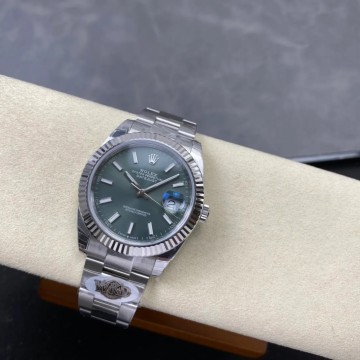 WKD 공장 롤렉스 데이저스트 그린 다이얼 스틸 오이스터 41mm 126334