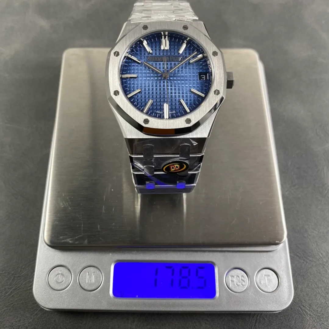 최고퀄 DD공장 오데마피게 로얄오크 아이스 블루 다이얼 스틸 41mm 15510