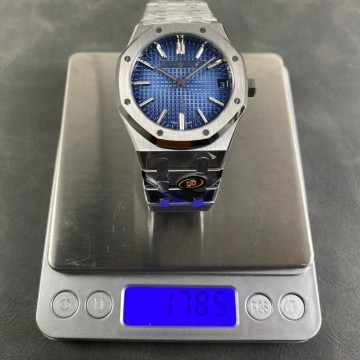 최고퀄 DD공장 오데마피게 로얄오크 아이스 블루 다이얼 스틸 41mm 15510