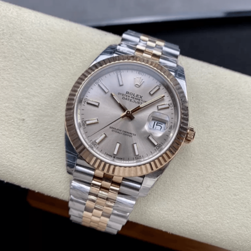 VS공장 롤렉스 데이저스트 41mm 썬버스트 다이얼 로즈골드 쥬빌레 콤비 126334