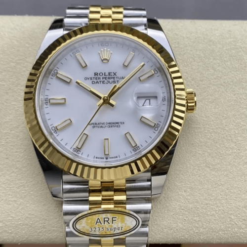 ARF공장 롤렉스 데이저스트 화이트 다이얼 41mm 옐로우 골드 쥬빌레 콤비 126333