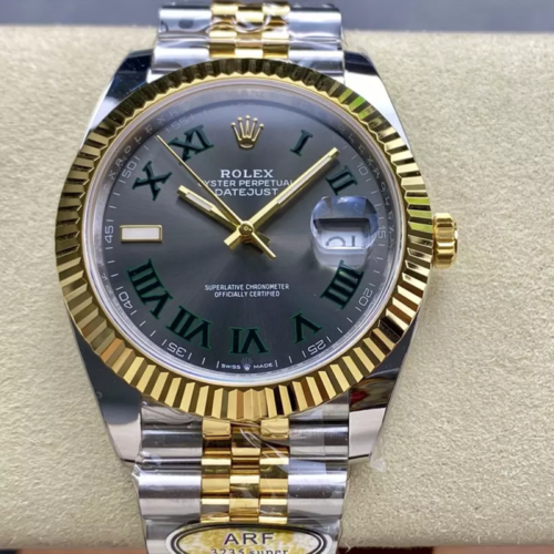 ARF공장 롤렉스 데이저스트 윔블던 다이얼 41mm 옐로우 골드 쥬빌레 콤비 126333