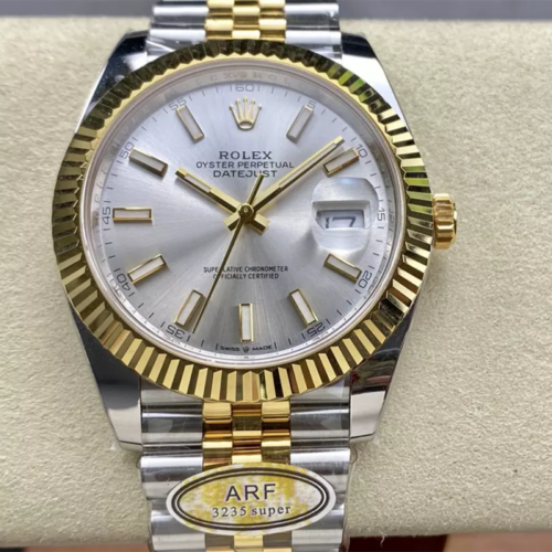 ARF공장 롤렉스 데이저스트 실버 다이얼 41mm 옐로우 골드 쥬빌레 콤비 126333