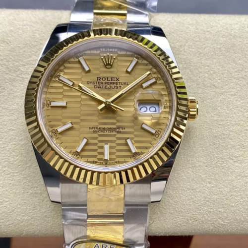 ARF공장 롤렉스 데이저스트 모티프 샴폐인 다이얼 41mm 126333 옐로우 골드 오이스터 콤비