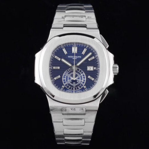 3K공장 파텍필립 노틸러스 크로노그래프 청판 다이얼 스틸 40mm 5980
