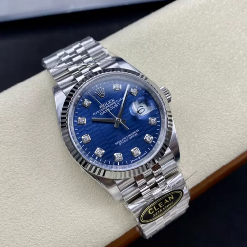 클린공장 롤렉스 데이저스트 청판 10P 모티프 다이얼 36mm 쥬빌레 126234