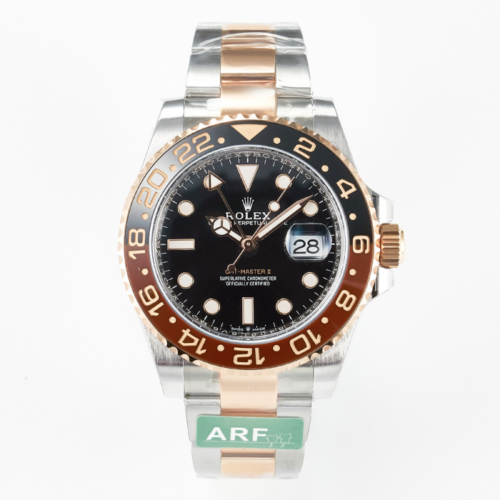 ARF공장 롤렉스 GMT마스터 2 루트비어 로즈골드 콤비 126711