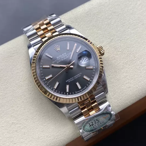 클린공장 롤렉스 데이저스트 36mm 그레이 다이얼 로즈골드 콤비 126233