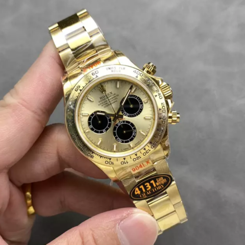 QF공장 롤렉스 데이토나 샴폐인 다이얼 옐로우 골드 금통 126508