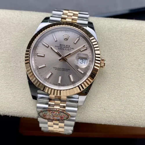 클린공장 롤렉스 데이저스트 41mm 썬더스트 인덱스 다이얼 로즈골드 콤비 126331