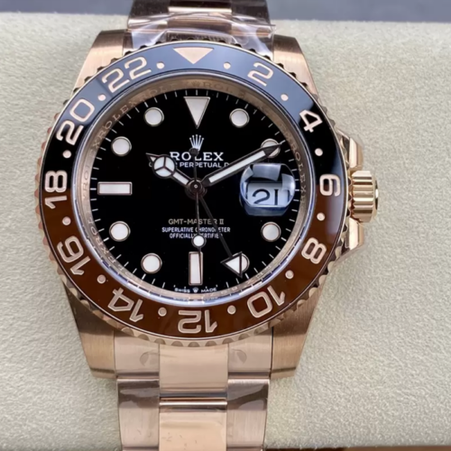 C+공장 롤렉스 GMT마스터 2 루트비어 로즈골드 금통 126715