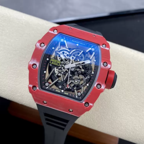 T+공장 리차드밀 라파엘 나달 로마 RM35-02 레드카본 / 블랙 러버밴드