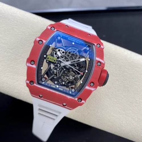 T+공장 리차드밀 라파엘 나달 로마 RM35-02 레드카본 / 화이트 러버밴드