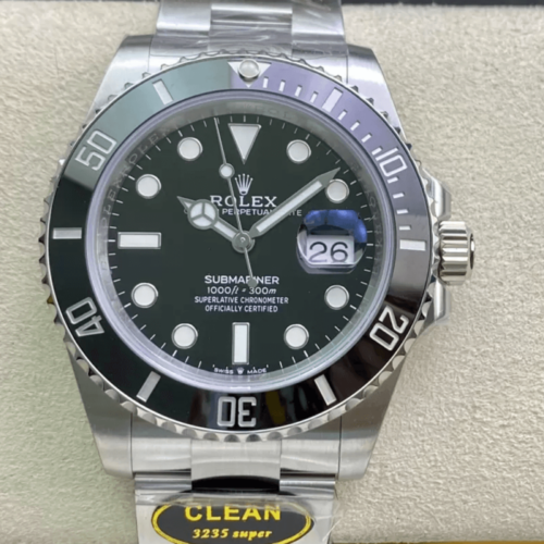 클린공장 롤렉스 신형 서브마리너 블랙 다이얼 데이트 41mm 124060