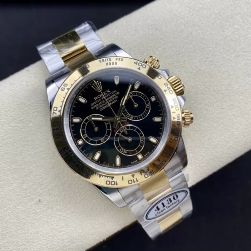 클린공장 롤렉스 데이토나 블랙 다이얼 옐로우 골드 콤비 126503