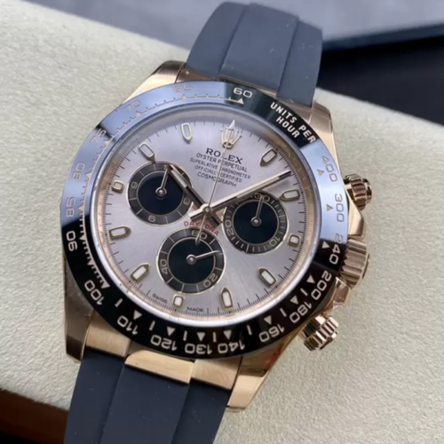 클린공장 롤렉스 데이토나 썬버스트 다이얼 로즈골드 금통 러버밴드 116515