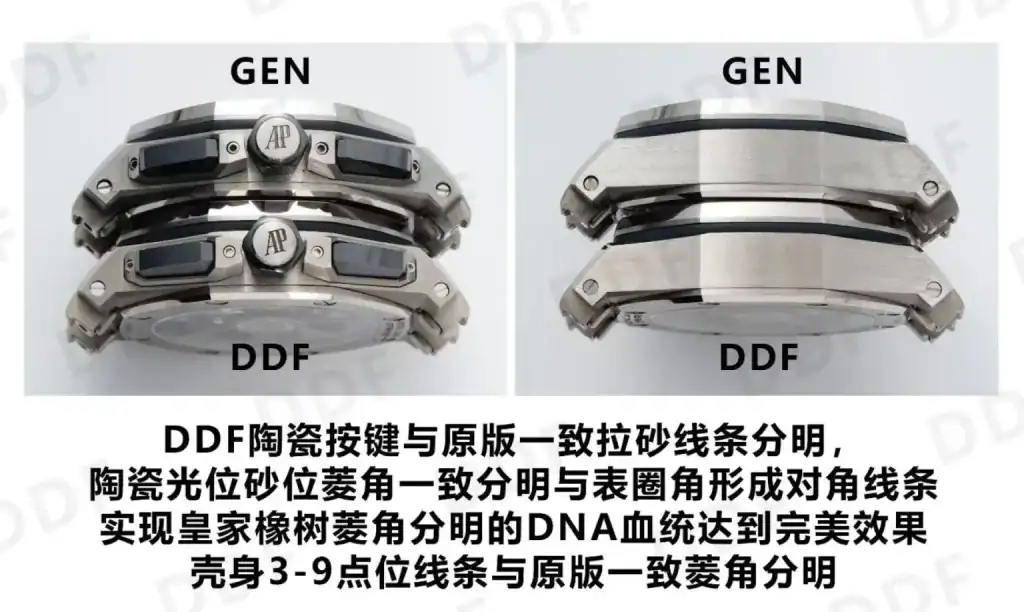 클론엑스워치 오데마피게 로얄오크 오프쇼어 티타늄 케이스 정품비교.