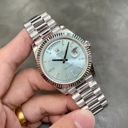 GM공장 V3 롤렉스 데이데이트 40 플래티넘 바게트 다이얼 화이트 골드 금통 228236