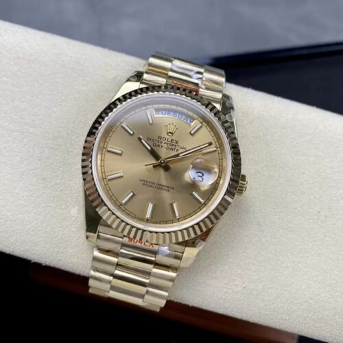 GM공장 V3 롤렉스 데이데이트 40 샴폐인 다이얼 옐로우 골드 금통 228238