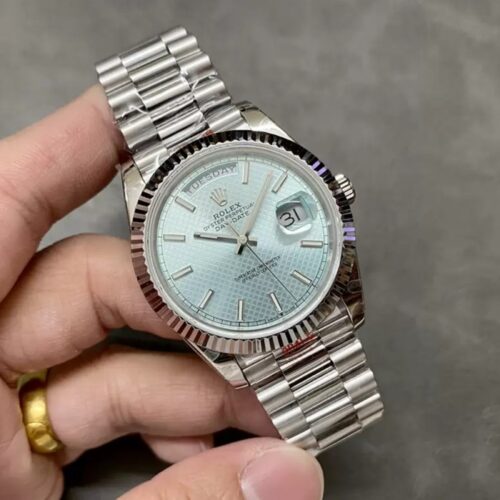 GM공장 V3 롤렉스 데이데이트 40 플래티넘 와플 다이얼 화이트 골드 금통 228236