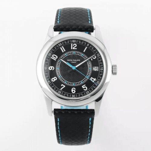 PPF공장 파텍필립 칼라트라바 블랙 / 블루 다이얼 40mm 6007G