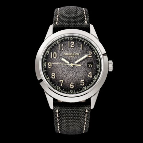 GR공장 파텍필립 칼라트라바 블랙 스트랩 5226G