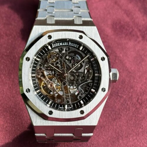 THB 공장 오데마피게 로열오크 더블 밸런스 휠 오픈워크 스틸 15407ST.OO.1220ST.01