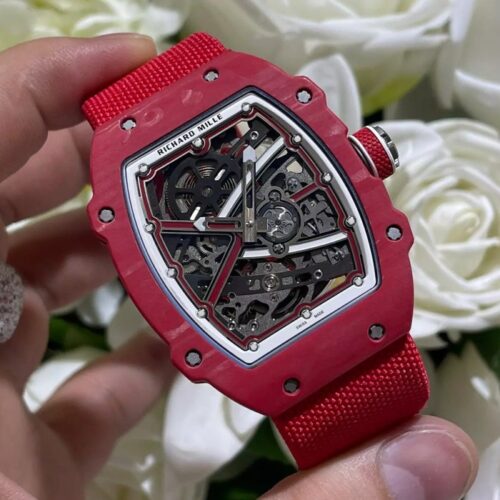 CNC커스텀 리차드밀 RM67-02 엑스트라 플랫 레드 카본 세바스티앙 오지에 V3