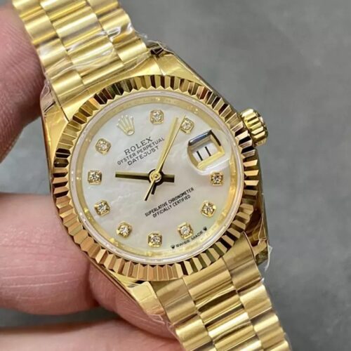 GS공장 롤렉스 데이저스트 28mm 자개 10P 다이얼 옐로우 골드 279173