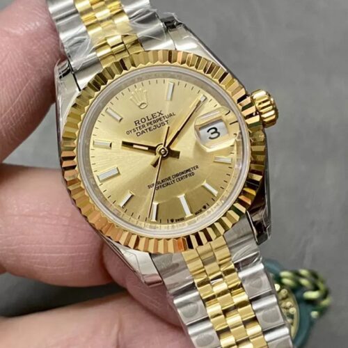GS공장 롤렉스 데이저스트 28mm 샴폐인 다이얼 옐로우 골드 콤비 279173