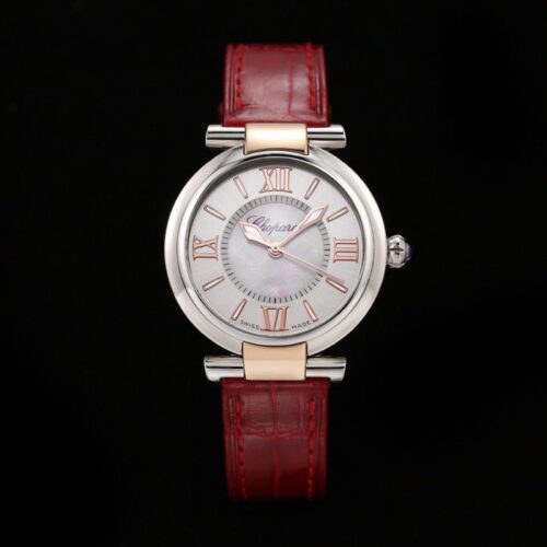 NR공장 쇼파드 임페리알레 화이트 다이얼 로즈골드 콤비 388563-3001