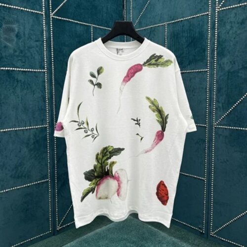 로에베 크루넥 프린트 루즈핏 티셔츠