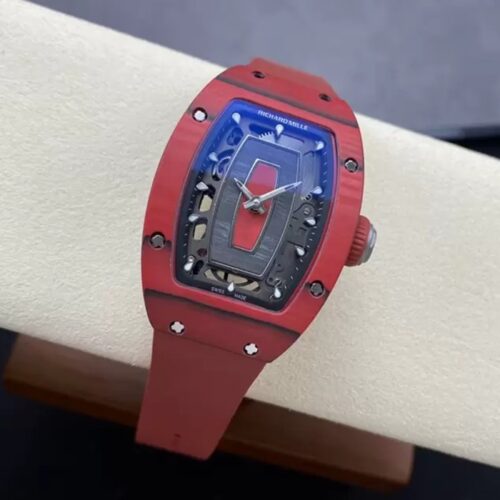 G+공장 리차드밀 RM07-01 레드 카본 레드 러버밴드