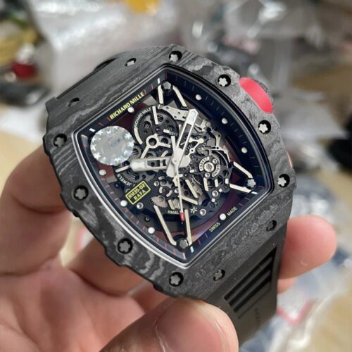 ZF공장 리차드밀 라파엘 나달 RM35-02 블랙 카본 / 블랙 러버밴드